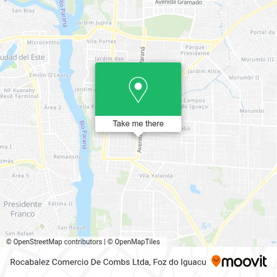 Rocabalez Comercio De Combs Ltda map
