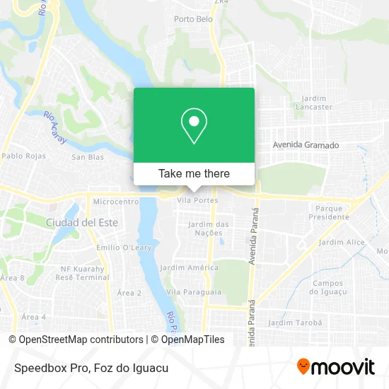 Speedbox Pro map
