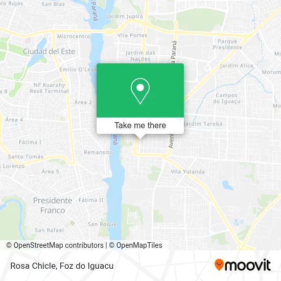 Rosa Chicle map