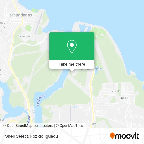 Shell Select map
