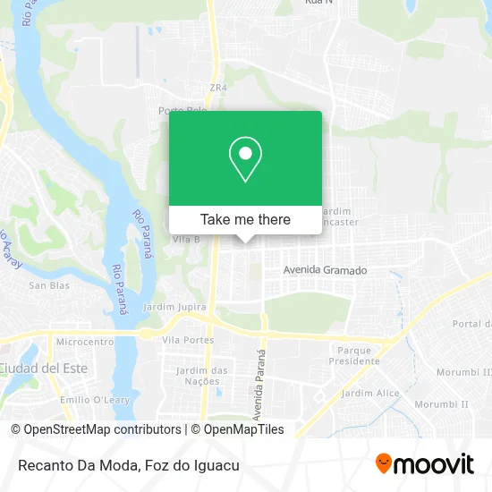 Recanto Da Moda map