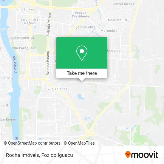 Rocha Imóveis map
