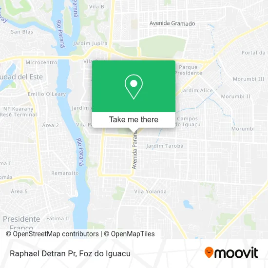 Raphael Detran Pr map