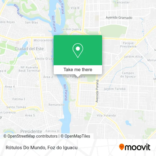 Rótulos Do Mundo map