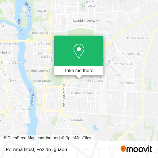 Romma Host map