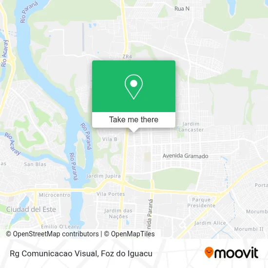Rg Comunicacao Visual map