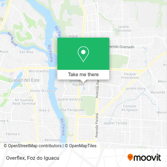 Overflex map