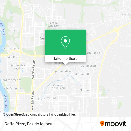Raffa Pizza map