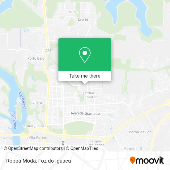 Roppá Moda map