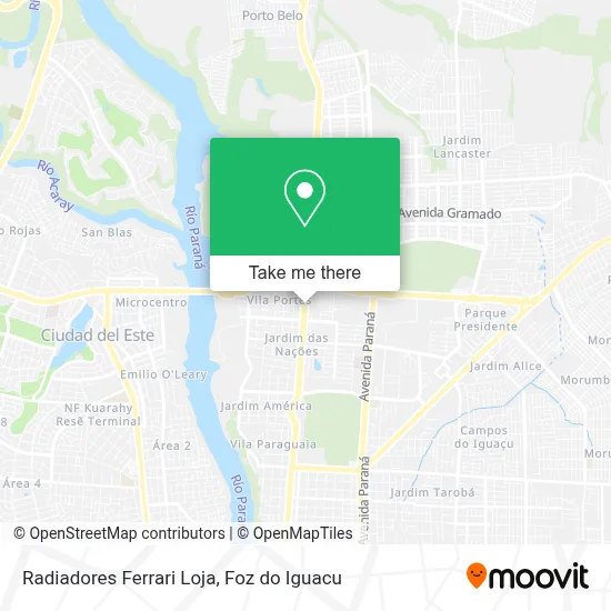Radiadores Ferrari Loja map