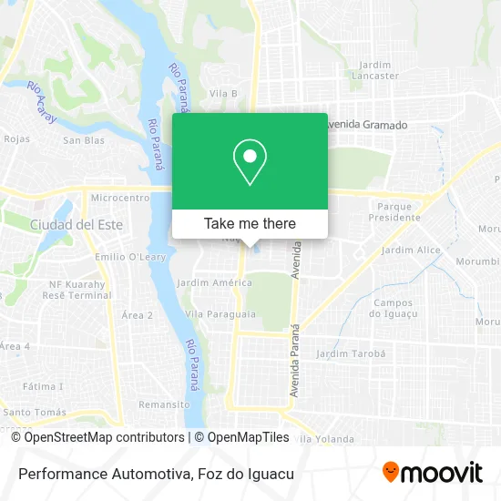 Performance Automotiva map