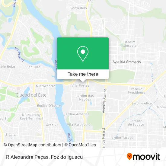 R Alexandre Peças map