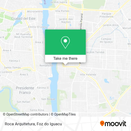 Roca Arquitetura map