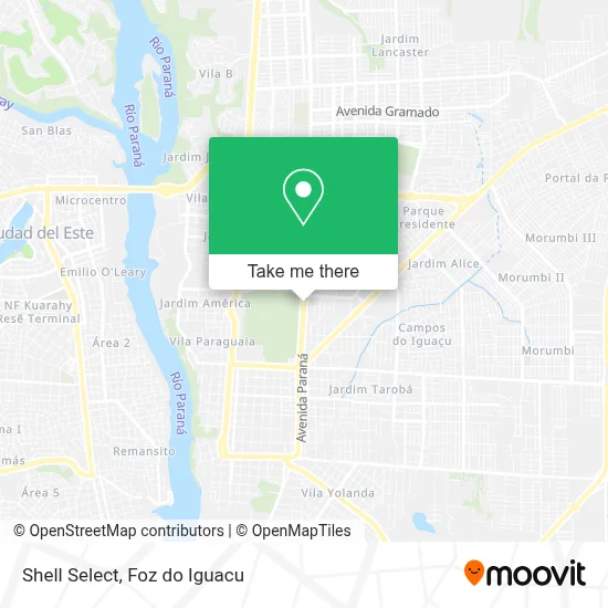 Shell Select map