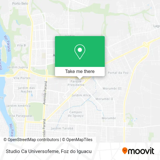 Studio Ca Universofeme map