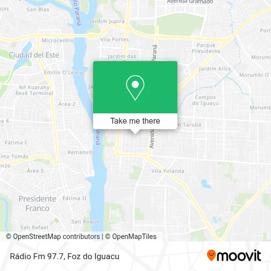 Rádio Fm 97.7 map