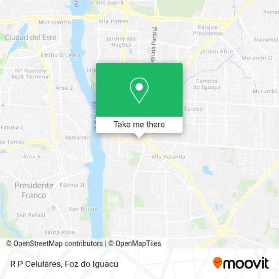 R P Celulares map