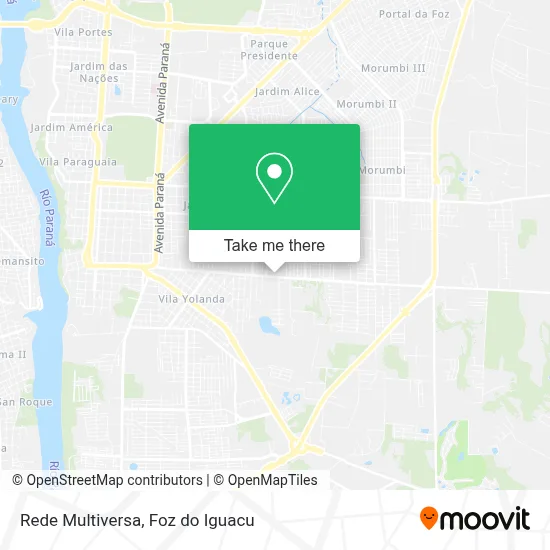 Rede Multiversa map