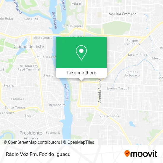 Rádio Voz Fm map
