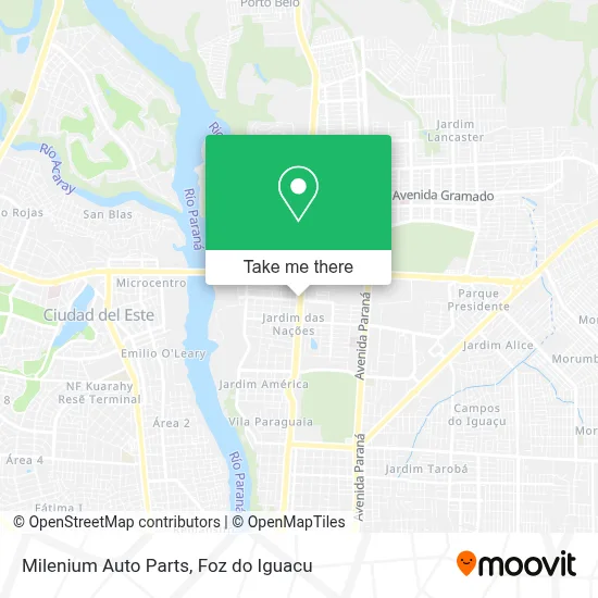 Milenium Auto Parts map
