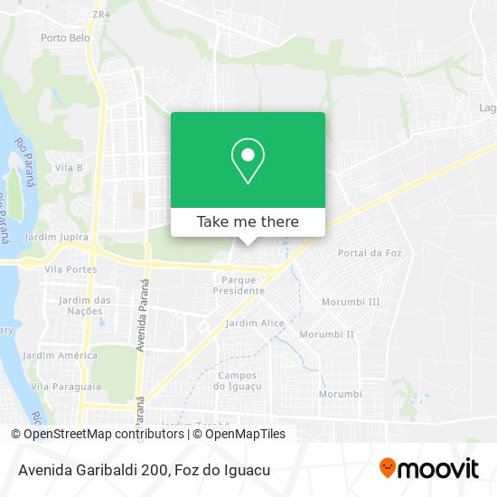 Avenida Garibaldi 200 map