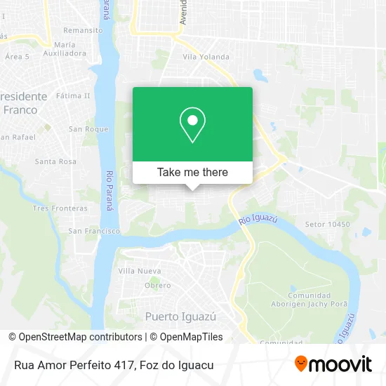 Rua Amor Perfeito 417 map