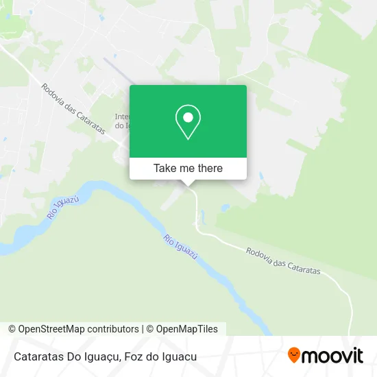 Cataratas Do Iguaçu map