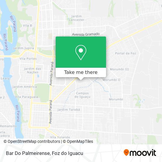 Bar Do Palmeirense map