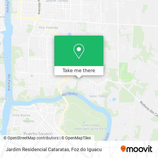 Mapa Jardim Residencial Cataratas