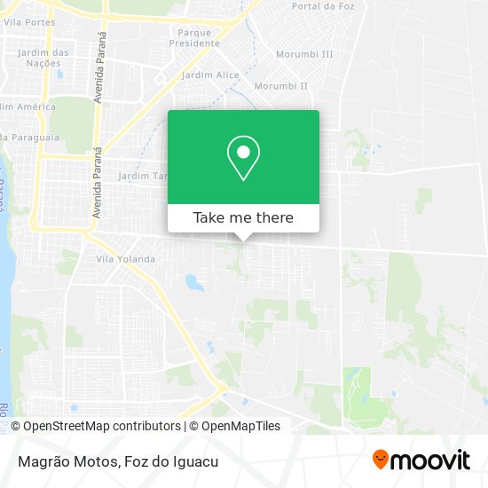 Magrão Motos map