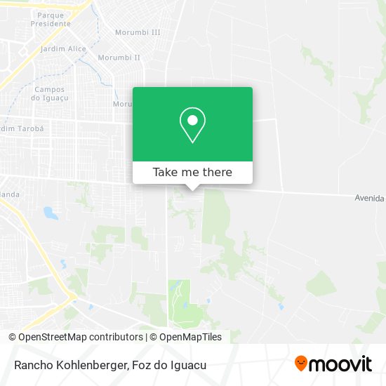 Mapa Rancho Kohlenberger