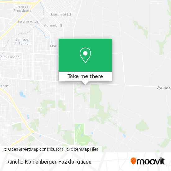 Rancho Kohlenberger map