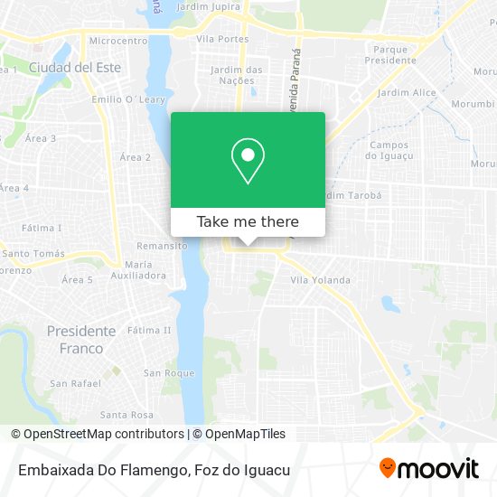 Embaixada Do Flamengo map