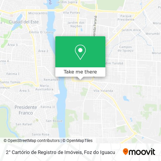 2° Cartório de Registro de Imóveis map