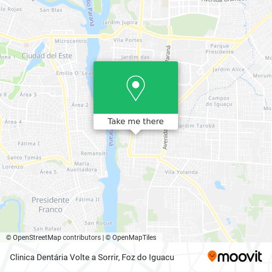 Clinica Dentária Volte a Sorrir map