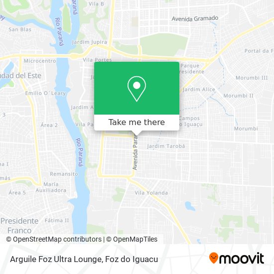 Mapa Arguile Foz Ultra Lounge