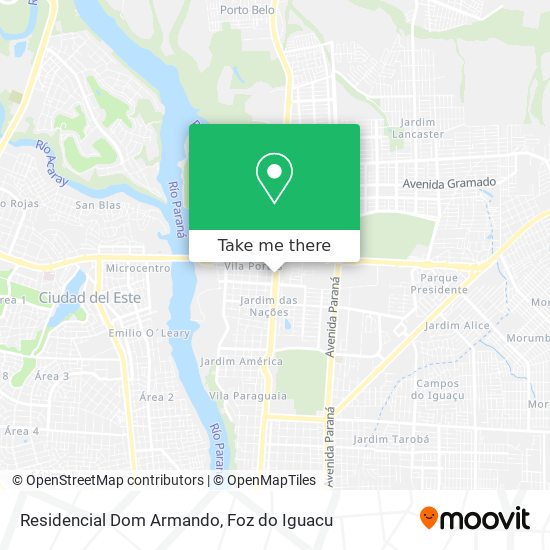 Mapa Residencial Dom Armando