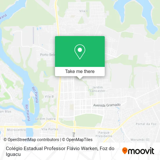 Colégio Estadual Professor Flávio Warken map
