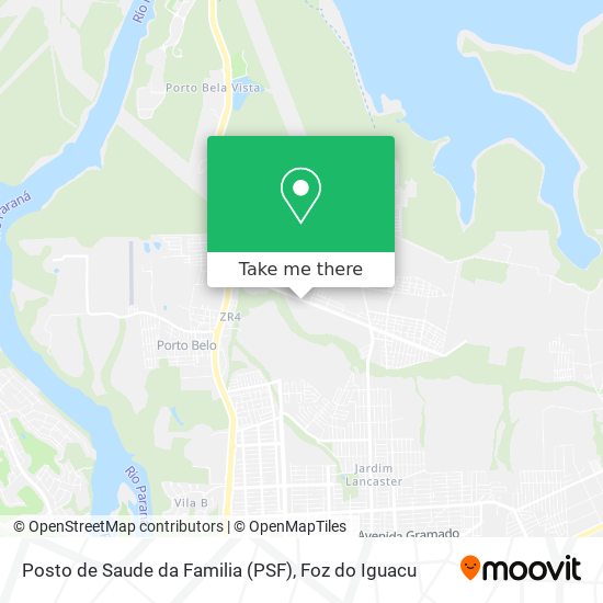 Posto de Saude da Familia (PSF) map