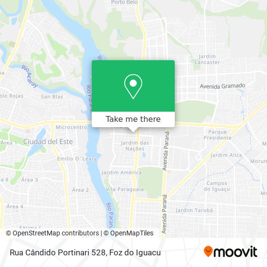 Rua Cândido Portinari 528 map