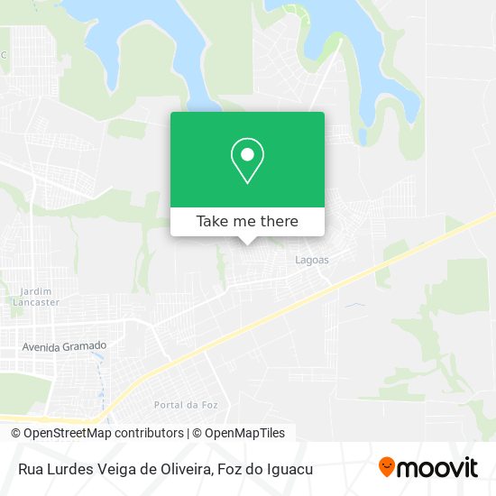 Mapa Rua Lurdes Veiga de Oliveira