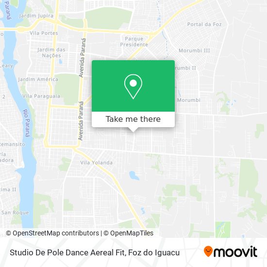 Studio De Pole Dance Aereal Fit map