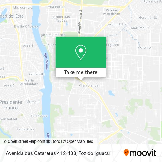 Avenida das Cataratas 412-438 map