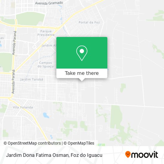 Jardim Dona Fatima Osman map