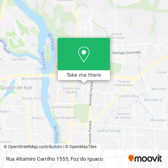 Rua Altamiro Carrilho 1555 map