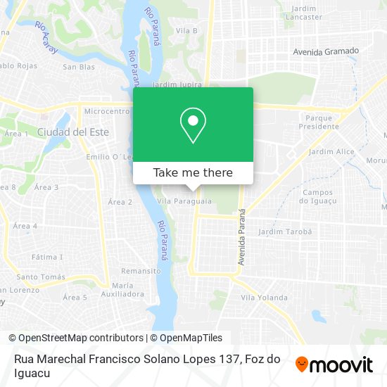 Rua Marechal Francisco Solano Lopes 137 map