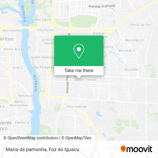 Maria da pamonha map