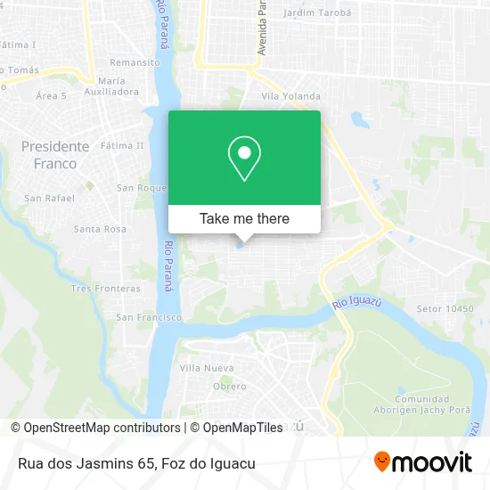 Rua dos Jasmins 65 map