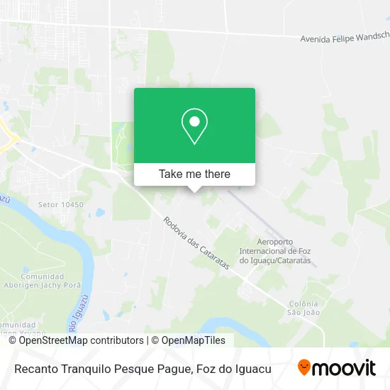 Recanto Tranquilo Pesque Pague map