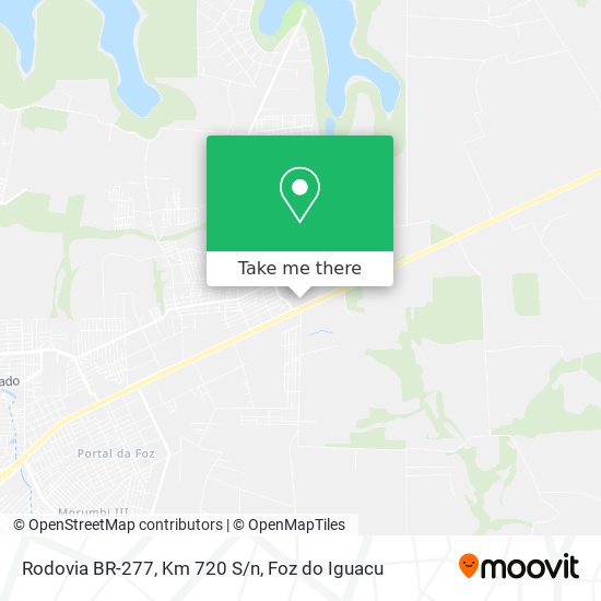 Rodovia BR-277, Km 720 S/n map